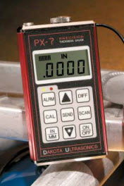 Precision Ultrasonic Wall Thickness Gauge "Dakota" Model  PX-7
